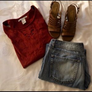 Beautiful Auburn Suede Shirt